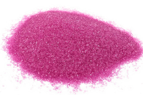 Rimmer Rimming 8oz Snowy River Pink, Cocktail & Margarita Sugar - Vibrant Color Glass Sugar with Medium Crystal Texture