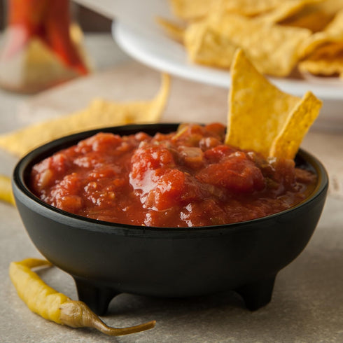 8 oz. Molcajete Ramekin in Black Melamine by Carlisle FoodService Products 087803