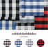 RAJRANG Buffalo Plaid Rug, 23.6 x 35.4 Inches, Cotton Washable Door Mat, Checkered Indoor Outdoor Decor