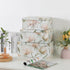 Set of 3 Soul & Lane Decorative Cardboard Storage Boxes - Peonies Paradise, Floral Nesting Boxes with Lids