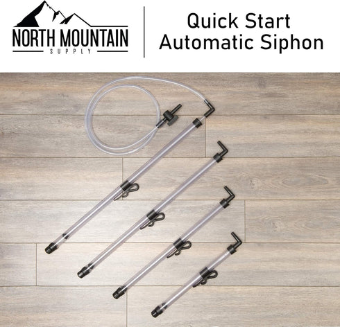 North Mountain Supply Mini Automatic Siphon - Quick Start, 22 Inches