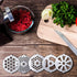 Mudder 9 Pieces Meat Grinder Blades - Stainless Steel Replacement Parts for Size 5 Stand Mixer Accessories