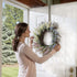 Haute Decor Adjustable Length Wreath Hanger - 20 Lb. Capacity