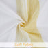 Central Park Yellow and White Kitchen Window Curtain Valance, Stripe Sheer Boucle Linen, 54" W x 15" L