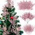 75 3 Pcs Christmas Glitter Branches Styles Artificial Christmas Picks Berries Stems Pine Needles Floral Twig Spray