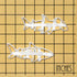 Set of 2 Shark Cookie Cutters, Hammerhead & Tiger Designs, 2 Pieces