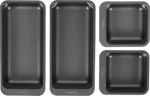 Wilton Perfect Results Premium Non-Stick Baking Pan Set, 4-Piece Steel Bakeware