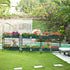 32" OYEAL Raised Garden Bed with Legs & & Trellis Tall Vertical Herb Garden Planter Indoor Outdoor Elevated Flower Beds
