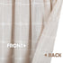 Shunjie.Home 2 Pack Farmhouse Plaid Valances for Windows, Beige, 52" x 18" for Kitchen, Bedroom, Bathroom