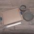 NutriChef Large Nonstick Cookie Sheet for Baking, 17" x 11" Carbon Steel Kitchen Oven Pan with Blue Handles