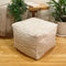 Chardin home Unstuffed Ottoman, Cozy & Bohemian Pouf Covers, Hand Crafted Casual