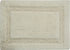 Bath Rug 100% Soft Cotton, 34x21 Inch, Latex Non-Skid Backing, Solid Ivory Color
