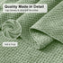 8 Set-2 Sheets,2 Towels,4 Washcloths-600GSM Oliven Piece Green Family Bath Towel Oversized Bath Towel Hand Soft Highly