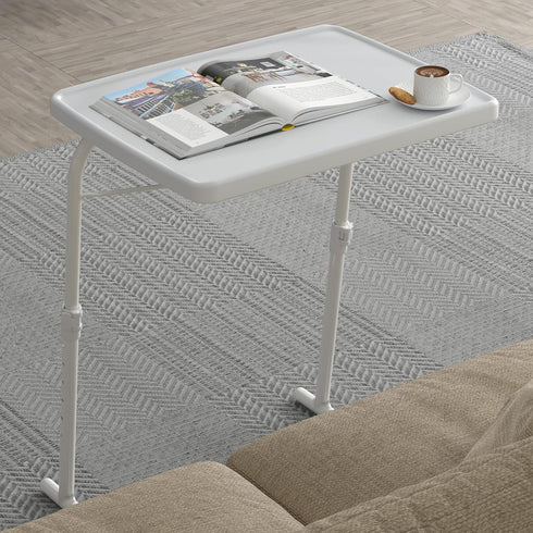 Allpop 6 3 Max TV Tray Table, Large TV Dinner Tray for Eating, Adjustable Tray Stand on Couch & Bed, Folding Laptop