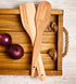 6 Wooden Spoons for Cooking, 100% Natural Nonstick Beechwood Utensils Set