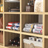 Simple Houseware Assorted Can Organizer, Set of 4 Clear for Refrigerator and Pantry Storage
