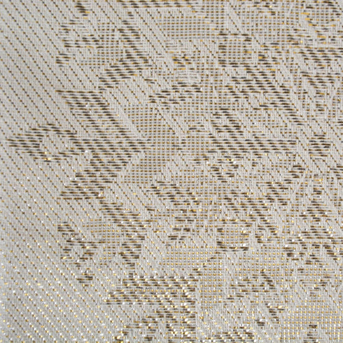 DII Holiday Dining Table Linen Napkin Set, 20x20, Jacquard Snowflakes, 6 Piece Sparkle Metallic Kitchen Décor