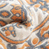 MEJU 100% 4 60 80 Round Flower Branch Boho Mandala Muslin All Season Throw Blanket for Bed Sofa Couch, Combed Cotton