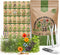Organo Republic 30 Culinary Herbs & Edible Flower Seed Variety Pack- Indoor/Outdoor.