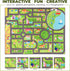 Sorbus Car Mat - City Road Washable Rug for Kids, Car Carpet, Floor Play Mats, Easy to Clean Washable Rugs for Safe