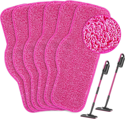KEEPOW Microfiber Steam Mop Pads Compatible with Schenley Steam Mop 7 in