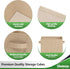 Fabric Storage Cubes for Cube Organizer, 6 Pack Heavy Duty Textured Beige Storage Bins, 13 Inch Cube