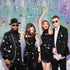 Irenare 3 Pack Iridescence Plastic Tablecloths, Holographic Foil Laser Table Covers for Girl Party Wedding Decorations