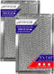 Microwave Oven Replacement Grease Filters for LG 5230W1A012B, 12-Layer Aluminum Mesh, 2-Pack