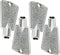 BlueStars 216702900 Metal Freezer Door Key, Compatible with Frigidaire & Kenmore Freezers - Pack of 4