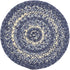 VHC Brands Great Falls Blue Trivet Hot Pad for Pots and Pans, Round Circle, 8 Inches