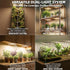 Dimmer, Dual Head LED Grow Light for Indoor Plants, Full Spectrum Under Cabinet Plant Light for Shelves, High PPFD