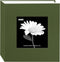 Pioneer Fabric Frame Cover Photo Album, Herbal Green, 100 Pocket