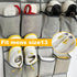 2 Pack 48 Closet homyfort Over the Door Shoe Organizer, Hanging Shoe Rack Storage Holder with Large Pockets for Door