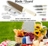 Blade Guard Knife Blade Protection Cover, Secure Fit Sheath for Storage or Transport, Dishwasher Safe BPA-Free, Clear