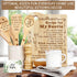 Cocomong Engraved Bamboo Cutting Board with Utensil, Best Gifts for Friends, Mothers Day