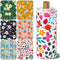 Redbaker 18 Pcs Flower Reusable Paper Towels Rolls Washable Paperless Paper Towels