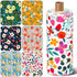 Redbaker 18 Pcs Flower Reusable Paper Towels Rolls Washable Paperless Paper Towels