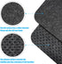 4 Pcs Heat Resistant Mat for Air Fryer Kitchen Countertop Heat Protector Mat Kitchen Appliance Mats Non Slip Heat Proof Mat Non Stick Black Coffee Maker Microwave, 16 x 12 Inch by Timtin