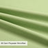 uxcell 2 Pack Soft Microfiber Pillow Cases Set with Zipper - King Size (20"x36"), Sage