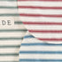 DEMDACO Homemade Striped Cotton Linen Fabric Plate Serving Dish Covers, Set of 3, 11 x 11