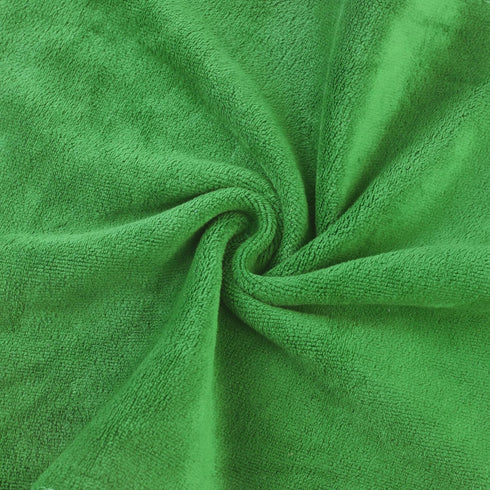 uxcell Microfiber Kitchen Towels, Thick Absorbent Dish Clothes for Household Chores, 12" x 12", 6 Pack Green