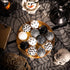 Valery Madelyn 30ct Halloween Ornaments Set, Black and White Shatterproof Christmas Ball Decorations, 2.36 Inch for