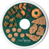 2 Silicone Dehydrator Sheets NON-Toxic for Nesco Round Dehydrators Fruit Roll Up Fruit Leather Circle ReUsable Flexible Non Stick - 2 FLAT Sheets by Bright Kitchen