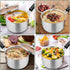 Herogo 2Qt Stainless Steel Saucepan with Lid, Rust Free & Dishwasher Safe for Gas Electric Stove Top