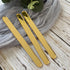 20 Pcs Acrylic Popsicle Sticks for Cakesicle Ice Creamsicle Candy Apple (Mirror Gold)