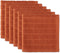 DII Basic Terry Collection Solid Windowpane Dishcloth Set, 12x12, Spice, 6 Piece