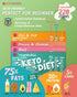 Keto Diet Cheat Sheet Fridge Magnet Charts - 12 Pcs Quick Reference Guide with 228 Foods