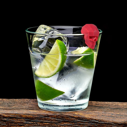 Genuine Fred BAR BONES Skull Drink Markers, Set of 6