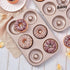 Donut Pan, Nonstick 6 Cavity Ring Doughnut Pan for Baking, Set of 2, Champagne Gold