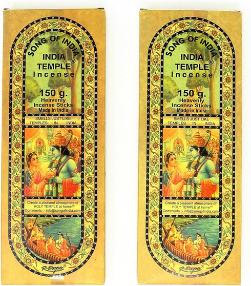 Song of India Temple Incense - 120 Stick Large Box (2)